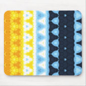 Boho Groovy Geometric Abstrakt AroAce Pride Flag Mousepad (Vorne)