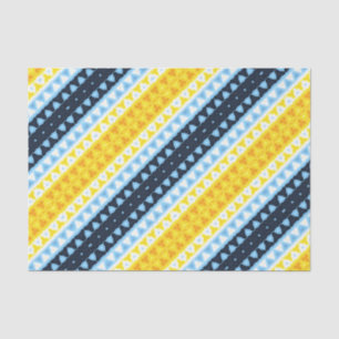 Boho Groovy Geometric Abstrakt AroAce Pride Flag Seidenpapier