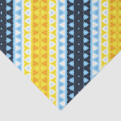 Boho Groovy Geometric Abstrakt AroAce Pride Flag Seidenpapier (Ausschnitt)
