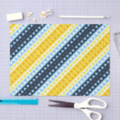 Boho Groovy Geometric Abstrakt AroAce Pride Flag Seidenpapier (Handwerk)