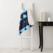 Boho Groovy Geometric Abstrakt AroAce Pride Flag Sherpadecke (Beispiel)