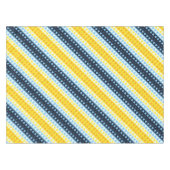 Boho Groovy Geometric Abstrakt AroAce Pride Flag Tischdecke (Vorderseite (Horizontal))