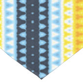 Boho Groovy Geometric Abstrakt AroAce Pride Flag Tischdecke (Schrägansicht)