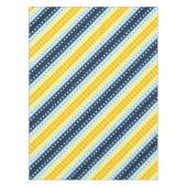 Boho Groovy Geometric Abstrakt AroAce Pride Flag Tischdecke (Vorderseite)