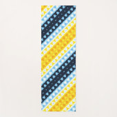 Boho Groovy Geometric Abstrakt AroAce Pride Flag Yogamatte (Vorderseite)