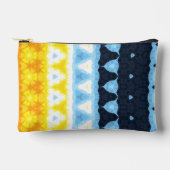 Boho Groovy Geometric Abstrakt AroAce Pride Flag Zubehörtasche (Vorderseite)