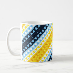 Boho Groovy Geometrische Abstrakte AroAce Pride-Fl Kaffeetasse