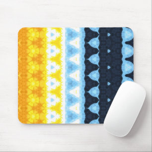 Boho Groovy Geometrische Abstrakte AroAce Pride-Fl Mousepad