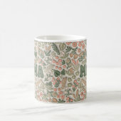 Boho-Grün-Blumenmuster Mama  Kaffeetasse (Mittel)