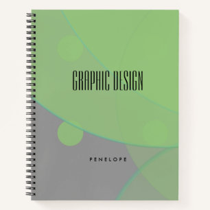 BOHO Grüntöne Sketchbook Komposition Notizblock