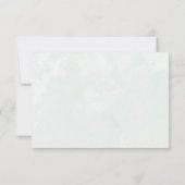 Boho-Grünzeug Probe-Dinner-Hochzeits-Einladung Einladung (Rückseite)