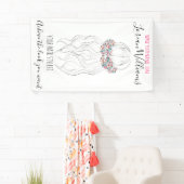Boho Hair Wedding Friseur Floral Romantisch Banner (Insitu)