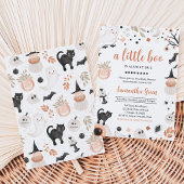Boho Halloween Baby Shower Einladung