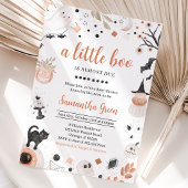 Boho Halloween Baby Shower Einladung