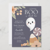 Boho Halloween Baby Shower Einladung - Niedlich Gh (Vorderseite)