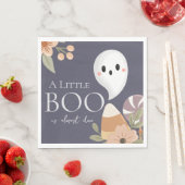 Boho Halloween Baby Shower Little Boo - Niedlich G Serviette (Beispiel)