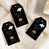 Boho Halloween Babydusche Danke Geschenkanhänger