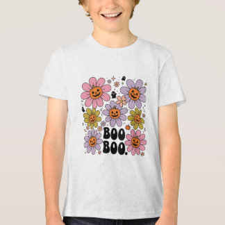 Boho-Halloween-Blumen-Kürbis PNG Tri-Blend Shirt
