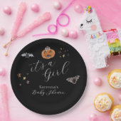 Boho Halloween ist eine Mädchen-Babydusche Pappteller (Party)