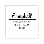 Boho Hand Lettering Rücksendeadresse Mailing Permastempel (Design)