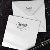 Boho Hand Lettering Rücksendeadresse Mailing Permastempel