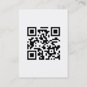 Boho-Handmade-Kerzen QR-Code Visitenkarte (Rückseite)