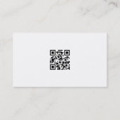Boho-Handmade-Kerzen-QR-Code Visitenkarte (Rückseite)
