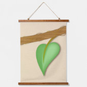 Boho Hanging Floral Set Continuous Branch Wandteppich Mit Holzrahmen (Vorderseite 3)