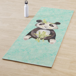 Boho Headband Panda Yogamatte