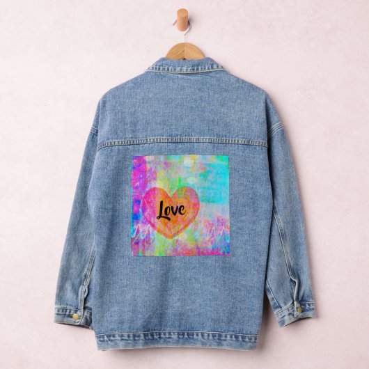 Boho Heart Liebe Jeansjacke (Hangar)