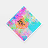 Boho Heart Liebe Serviette (Ecke)