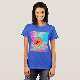Boho Heart Liebe T-Shirt