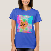 Boho Heart Liebe T-Shirt (Vorderseite)