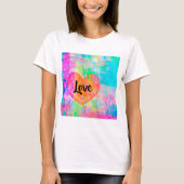 Boho Heart Liebe T-Shirt (Vorderseite)