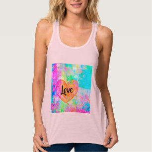 Boho Heart Liebe Tank Top