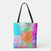 Boho Heart Liebe Tasche (Rückseite)