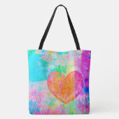 Boho Heart Liebe Tasche (Rückseite)