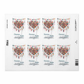 Boho Heart Piniata Adresse (Vorne)