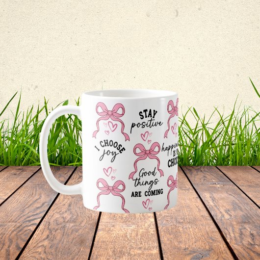 Boho Heart Quote Cup, positives Empowerment-Gesche Kaffeetasse