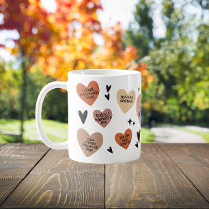 Boho Heart RN Geschenk, Krankenpflegekunst Kaffeetasse
