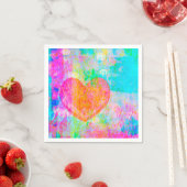 Boho Heart Serviette (Beispiel)