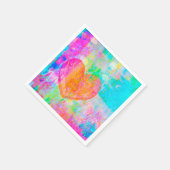 Boho Heart Serviette (Ecke)