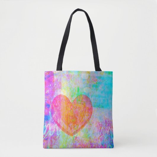 Boho Heart Tasche (Vorderseite)