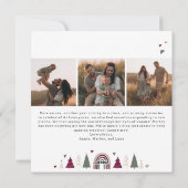 Boho Hearts Merry Alles Sechs Foto Weihnachten (Rückseite)