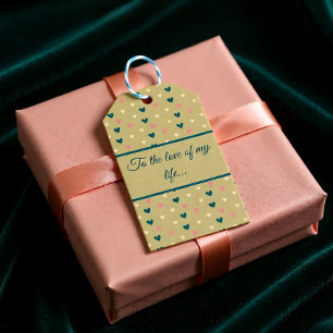 Boho Hearts und Liebe Geschenkanhänger