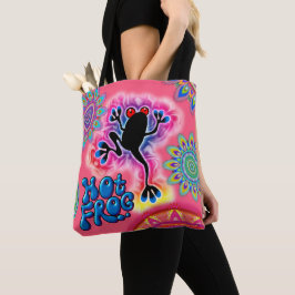 Boho heiße Frosch-Brandungs-psychedelisches Tasche