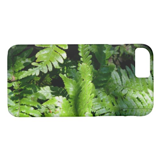 Boho hellgrüne Frühlingswald Ferns Case-Mate iPhone Hülle (Rückseite (Horizontal))