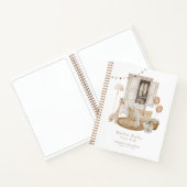 Boho Hello Baby Dusche Kinderzimmer Wardrobe Gäste Notizblock (Innenseite)