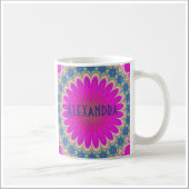 Boho Hellrosa Mandala Kaffeetasse