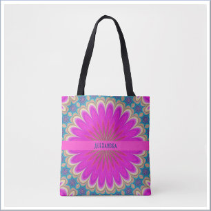 Boho Hellrosa Mandala Tasche